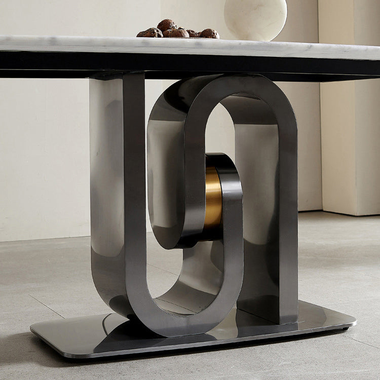 Rectangle Modern Dining Table Set 1/2/5/7 Pcs Dinette Set for Dining Room Clearhalo 'Dining Room Sets' 'Dining Tables & Seating' 'dining_room_set' 'furn' 'furn_dining_room_set' 'Furniture' 'Kitchen & Dining Furniture' 6868244