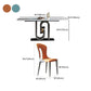 Rectangle Modern Dining Table Set 1/2/5/7 Pcs Dinette Set for Dining Room Clearhalo 'Dining Room Sets' 'Dining Tables & Seating' 'dining_room_set' 'furn' 'furn_dining_room_set' 'Furniture' 'Kitchen & Dining Furniture' 6868247