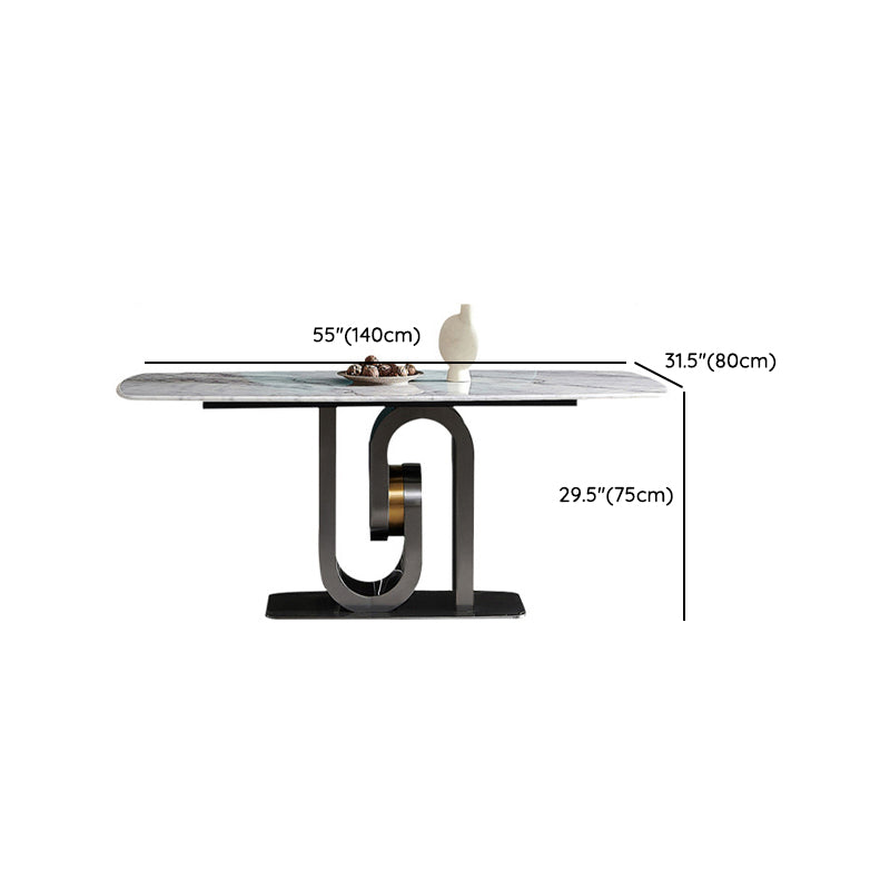 Rectangle Modern Dining Table Set 1/2/5/7 Pcs Dinette Set for Dining Room Clearhalo 'Dining Room Sets' 'Dining Tables & Seating' 'dining_room_set' 'furn' 'furn_dining_room_set' 'Furniture' 'Kitchen & Dining Furniture' 6868248