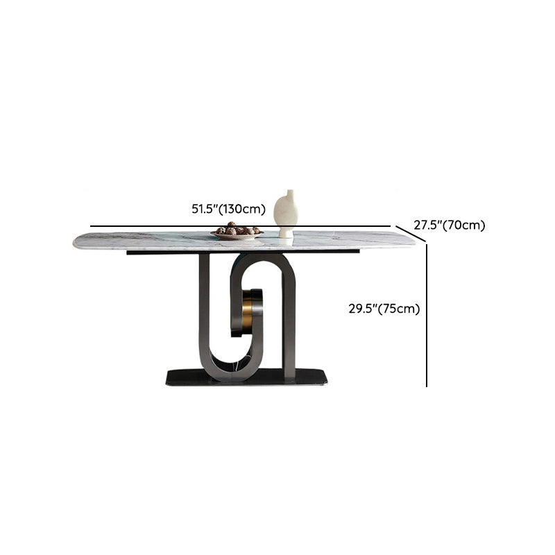 Rectangle Modern Dining Table Set 1/2/5/7 Pcs Dinette Set for Dining Room Clearhalo 'Dining Room Sets' 'Dining Tables & Seating' 'dining_room_set' 'furn' 'furn_dining_room_set' 'Furniture' 'Kitchen & Dining Furniture' 6868250