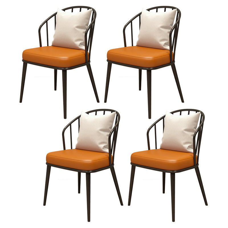 Acabado natural Juego de mesa de comedor de madera sólida 1/4/5 PCS Industrial Dinette Set