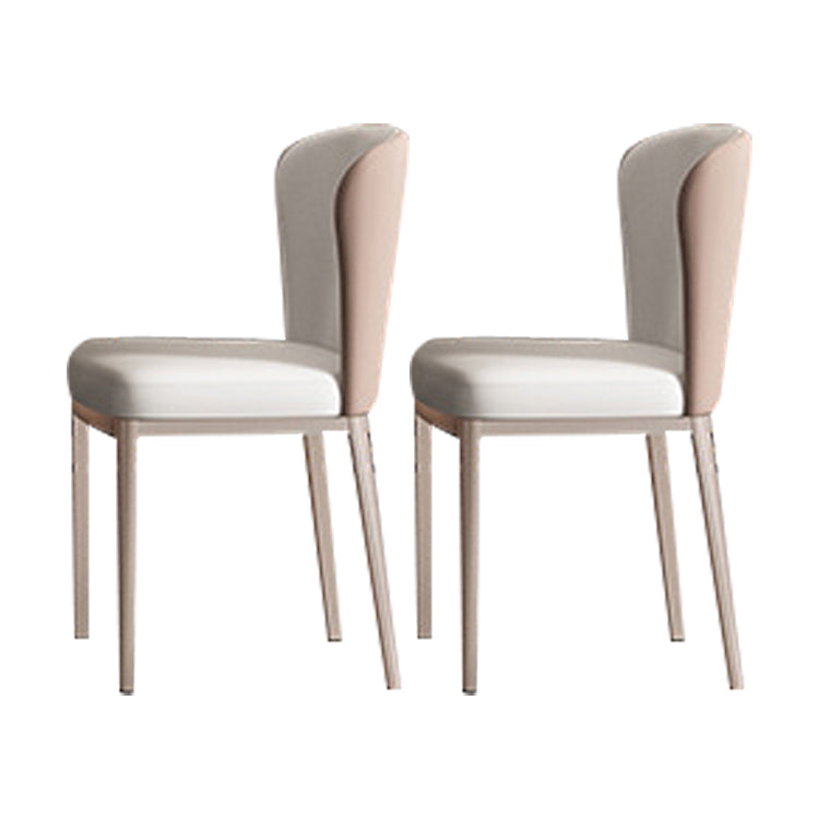 Juego de comedor glamoroso para el comedor 1/2/5/7 PCS Juego de mesa de comedor blanca brillante