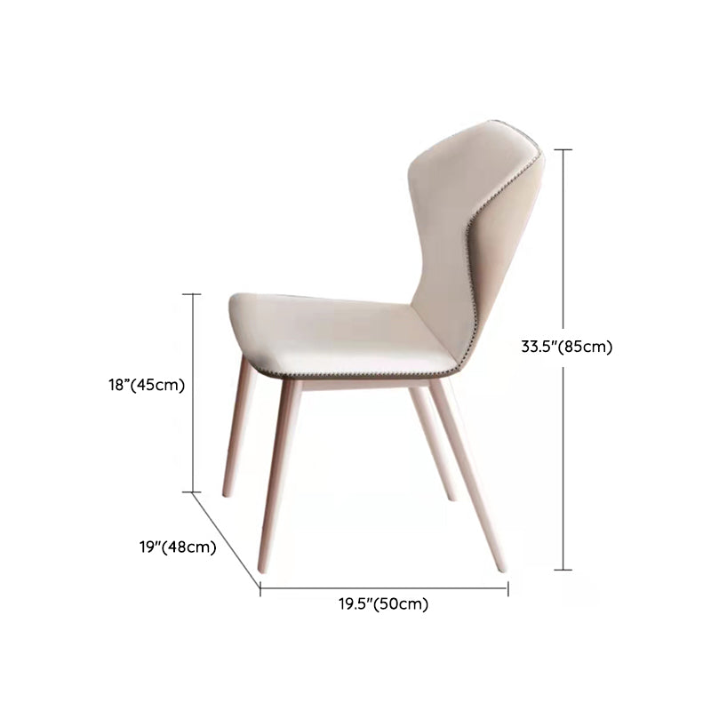 Juego de comedor glamoroso para el comedor 1/2/5/7 PCS Juego de mesa de comedor blanca brillante