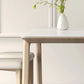 Stone Dining Table Set with Ash Wood Frame 1/4/5/7 Pcs Contemporary White Dining Set