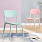 Plastic Modern Style Side Chair Open Back Armless Dining Chairs Clearhalo 'Dining Chairs' 'Dining Tables & Seating' 'dining_chair' 'furn' 'furn_dining_chair' 'Furniture' 'Kitchen & Dining Furniture' 6868352