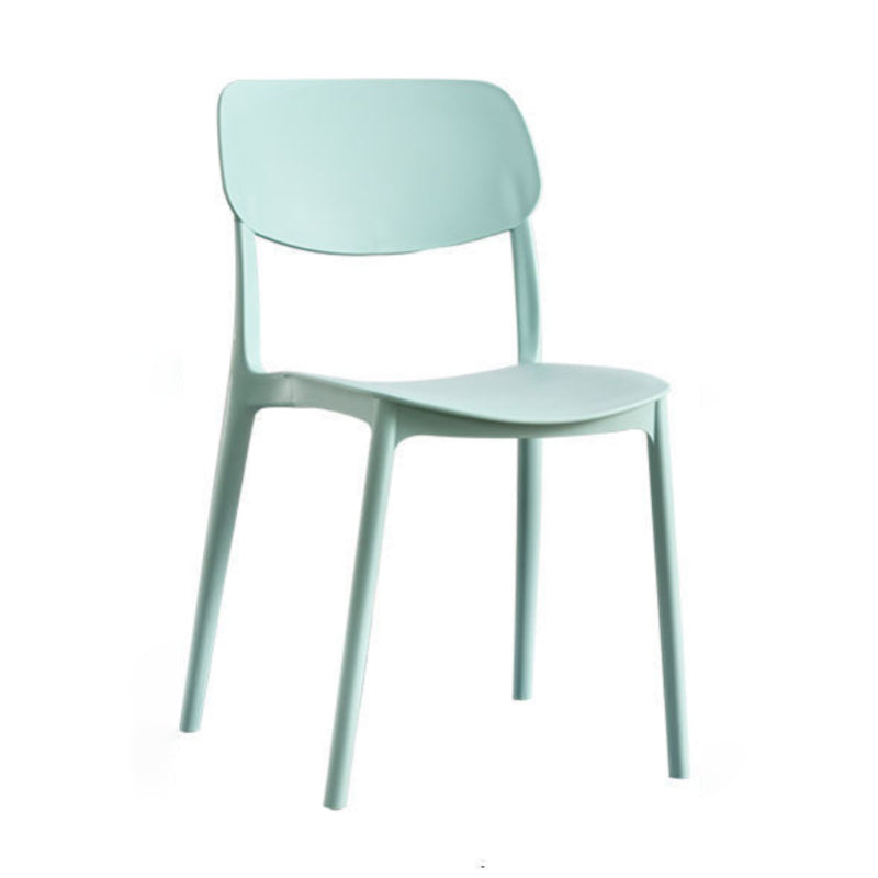 Plastic Modern Style Side Chair Open Back Armless Dining Chairs Clearhalo 'Dining Chairs' 'Dining Tables & Seating' 'dining_chair' 'furn' 'furn_dining_chair' 'Furniture' 'Kitchen & Dining Furniture' 6868354