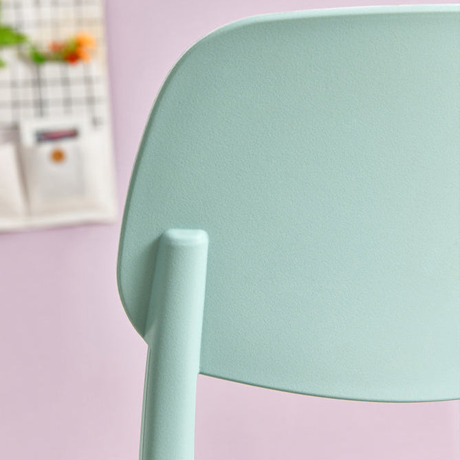 Plastic Modern Style Side Chair Open Back Armless Dining Chairs Clearhalo 'Dining Chairs' 'Dining Tables & Seating' 'dining_chair' 'furn' 'furn_dining_chair' 'Furniture' 'Kitchen & Dining Furniture' 6868355