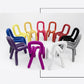 Home Fabric Side Chair Designer Style Open Back Armless Chair Set