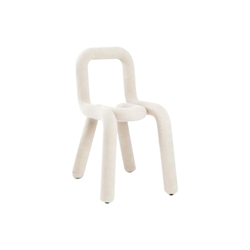 Home Fabric Side Chair Designer Style Open Back Armless Chair Set