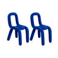 Home Stoffen eetkamerstoelen Designerstijl armloze stoel met open rug