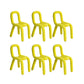 Home Stoffen eetkamerstoelen Designerstijl armloze stoel met open rug