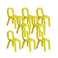 Home Stoffen eetkamerstoelen Designerstijl armloze stoel met open rug