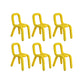 Home Stoffen eetkamerstoelen Designerstijl armloze stoel met open rug