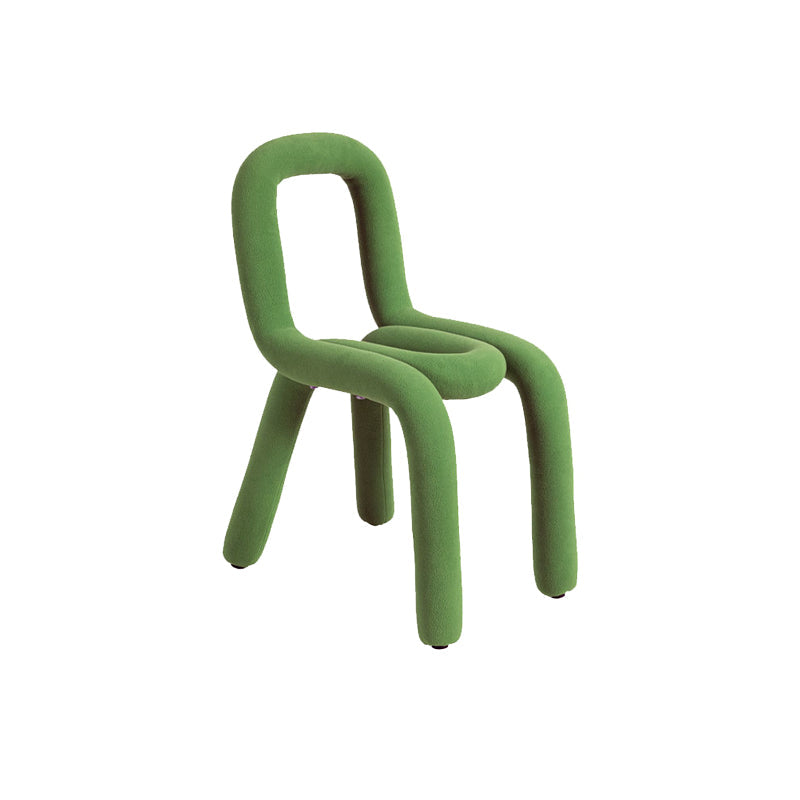 Home Stoffen eetkamerstoelen Designerstijl armloze stoel met open rug