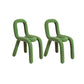 Home Stoffen eetkamerstoelen Designerstijl armloze stoel met open rug