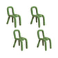 Home Stoffen eetkamerstoelen Designerstijl armloze stoel met open rug