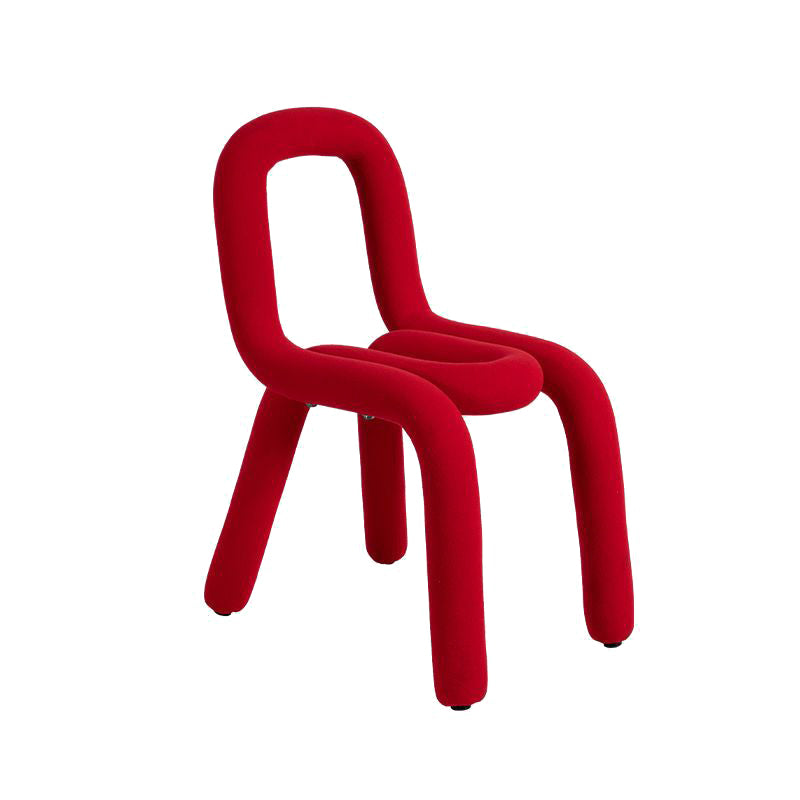 Home Stoffen eetkamerstoelen Designerstijl armloze stoel met open rug
