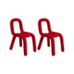 Home Stoffen eetkamerstoelen Designerstijl armloze stoel met open rug
