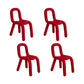 Home Stoffen eetkamerstoelen Designerstijl armloze stoel met open rug