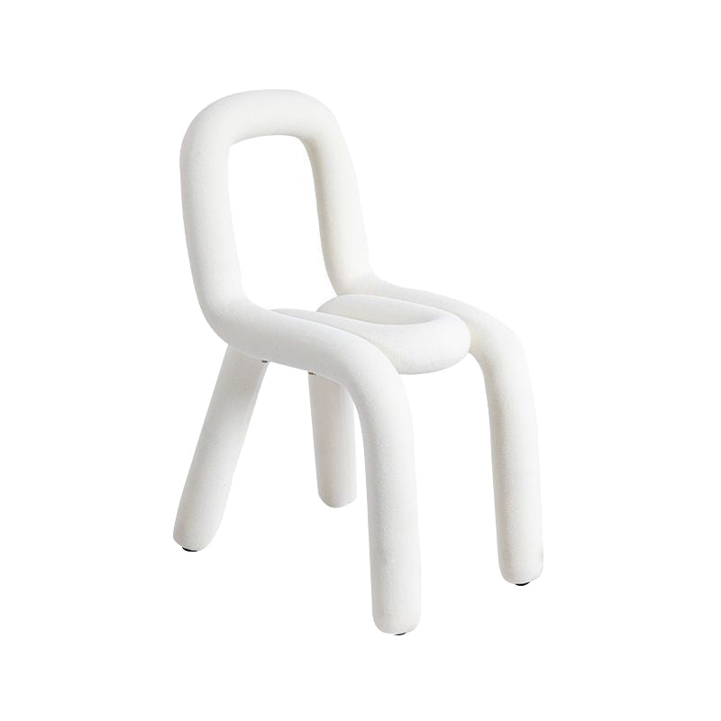Home Stoffen eetkamerstoelen Designerstijl armloze stoel met open rug