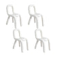 Home Stoffen eetkamerstoelen Designerstijl armloze stoel met open rug