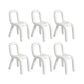 Home Stoffen eetkamerstoelen Designerstijl armloze stoel met open rug