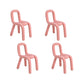 Home Stoffen eetkamerstoelen Designerstijl armloze stoel met open rug