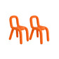 Home Stoffen eetkamerstoelen Designerstijl armloze stoel met open rug