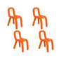 Home Stoffen eetkamerstoelen Designerstijl armloze stoel met open rug