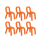 Home Stoffen eetkamerstoelen Designerstijl armloze stoel met open rug