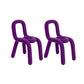 Home Stoffen eetkamerstoelen Designerstijl armloze stoel met open rug