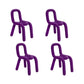 Home Stoffen eetkamerstoelen Designerstijl armloze stoel met open rug