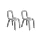 Home Stoffen eetkamerstoelen Designerstijl armloze stoel met open rug