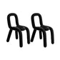 Home Stoffen eetkamerstoelen Designerstijl armloze stoel met open rug
