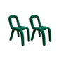 Home Stoffen eetkamerstoelen Designerstijl armloze stoel met open rug