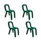 Home Stoffen eetkamerstoelen Designerstijl armloze stoel met open rug