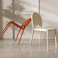 Indoor Faux Leather Side Chair Dining Room Armless Dining Chairs