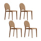 Indoor Faux Leather Side Chair Dining Room Armless Dining Chairs