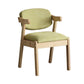 Silla de comedor de madera sólida silla de brazo trasero de estilo moderno para comedor