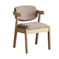 Silla de comedor de madera sólida silla de brazo trasero de estilo moderno para comedor