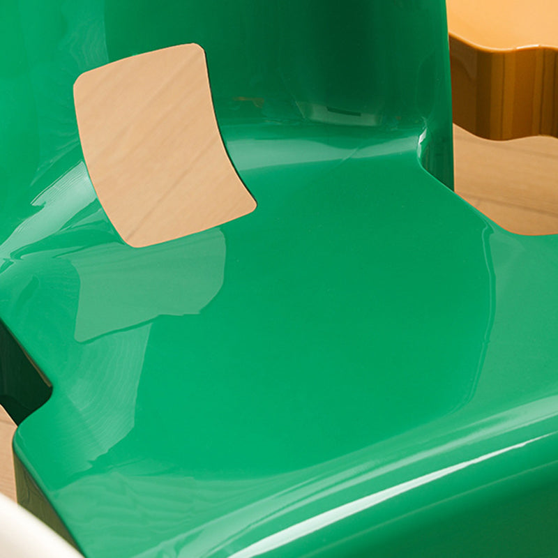 Modern Plastic Side Chair Open Back Armless Chair for Dining Room Clearhalo 'Dining Chairs' 'Dining Tables & Seating' 'dining_chair' 'furn' 'furn_dining_chair' 'Furniture' 'Kitchen & Dining Furniture' 6869013