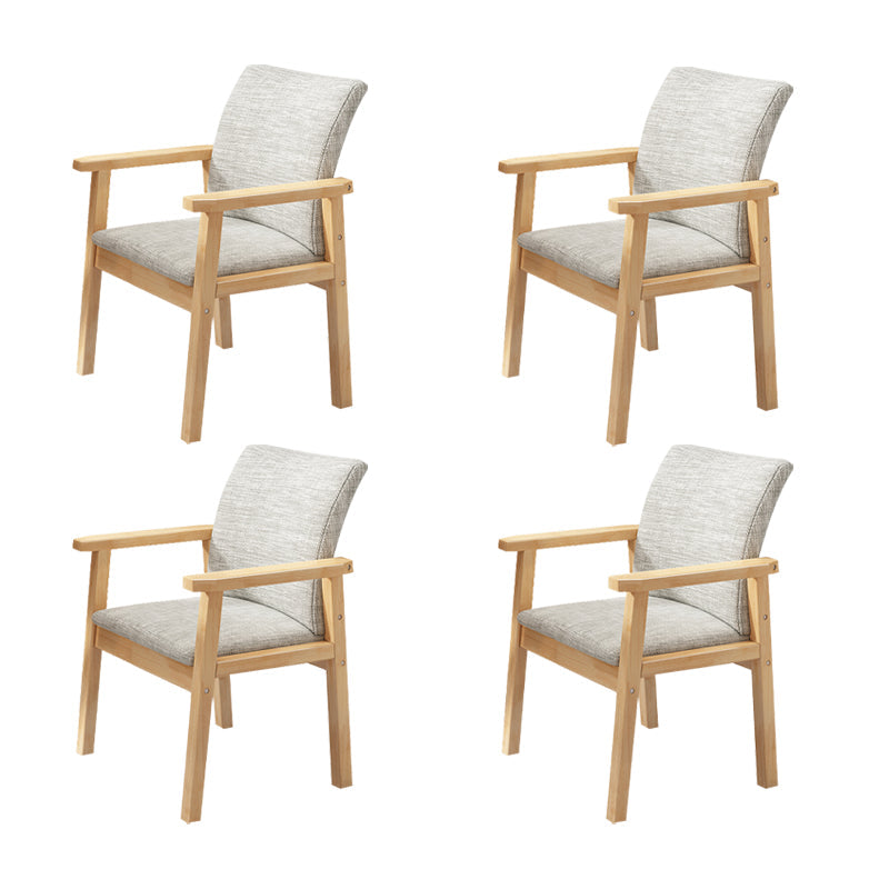 Silla de comedor de madera sólida silla de brazo de estilo moderno para comedor