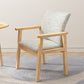 Silla de comedor de madera sólida silla de brazo de estilo moderno para comedor