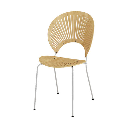 Sedie da pranzo a base di metallo in stile moderno sedia senza braccioli aperti