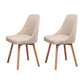 Solid Wood Dining Chair Industrial Style Swivel Side Chair for Dining Room