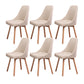 Solid Wood Dining Chair Industrial Style Swivel Side Chair for Dining Room