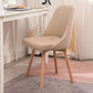 Solid Wood Dining Chair Industrial Style Swivel Side Chair for Dining Room