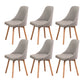 Solid Wood Dining Chair Industrial Style Swivel Side Chair for Dining Room