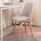 Solid Wood Dining Chair Industrial Style Swivel Side Chair for Dining Room