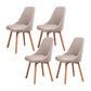 Solid Wood Dining Chair Industrial Style Swivel Side Chair for Dining Room